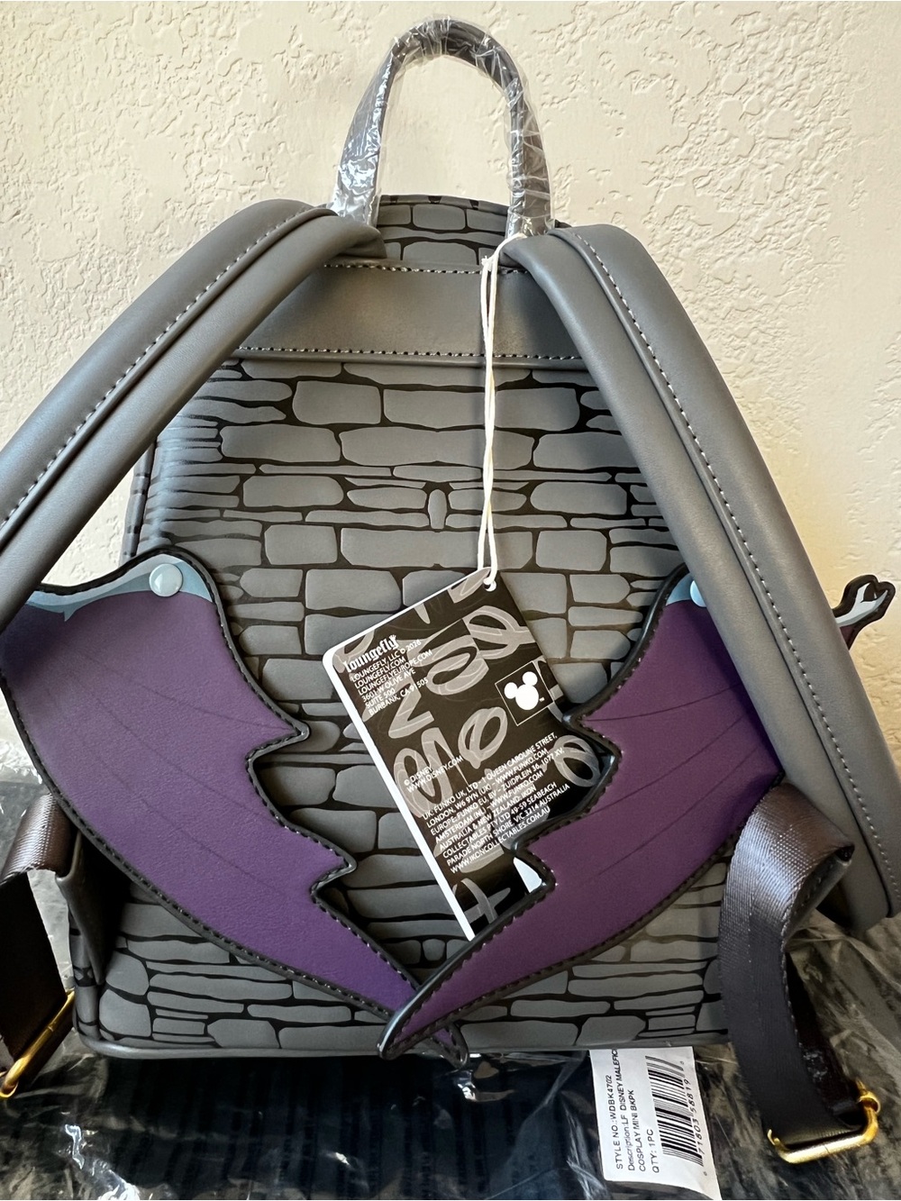 Loungefly Disney Gargoyles Demona Cosplay Mini Backpack - NWT - Picture 5 of 9
